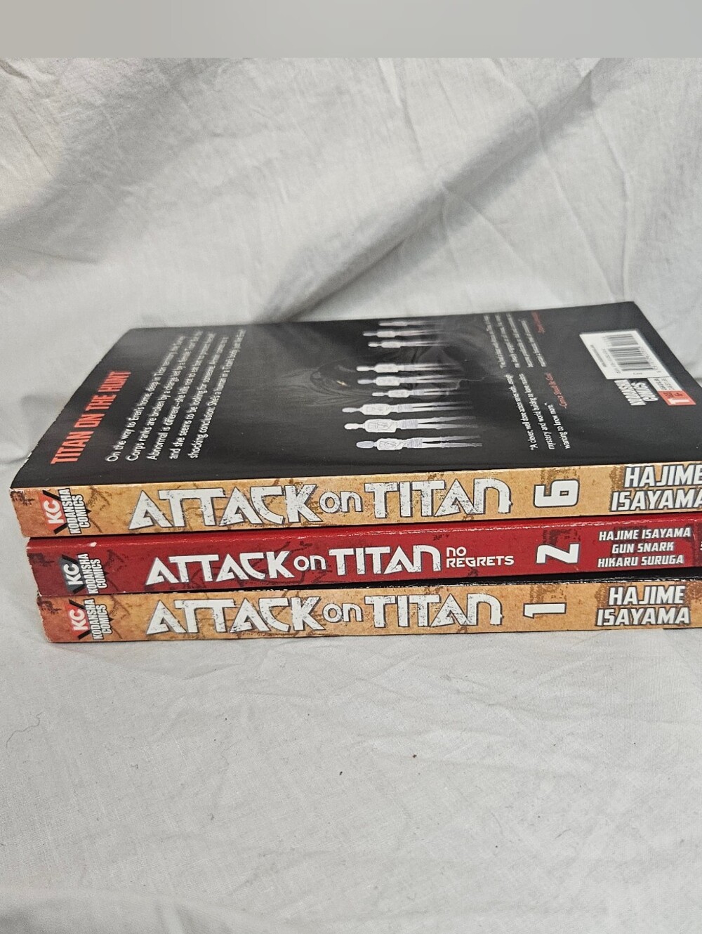 Attack on Titan Manga Volumes (Set) by - Orange & Red